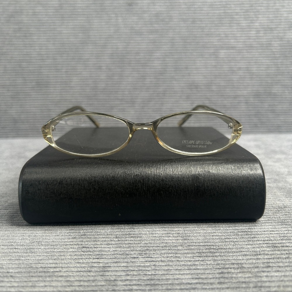 Calliope Collection Aphrodite Grey Oval Y2k Eyeglass Frames 50-17-135